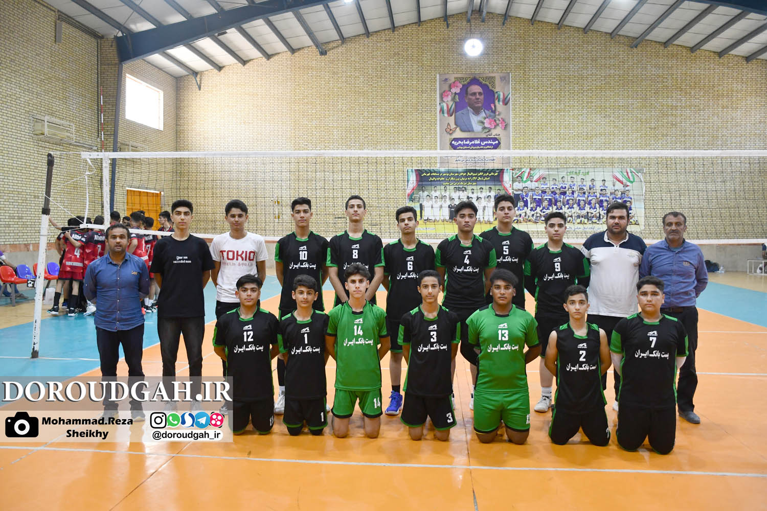 دورودگاه نایب قهرمان مسابقات والیبال نوجوانان استان بوشهر